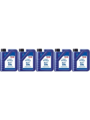 Liqui Moly 1052 2-Takt selbstmischend teilsynthetisches Motoröl 5x 1l = 5 Liter