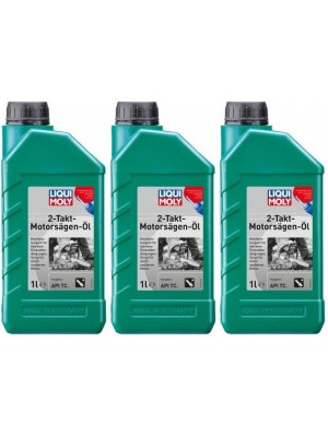 Liqui Moly 1282 2-Takt-Motorsägen-Öl 3x 1l = 3 Liter