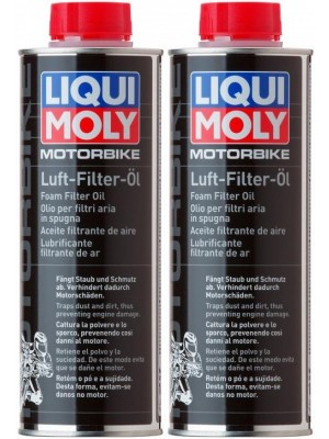 Liqui Moly 1625 Racing Motorrad Luft-Filter-Öl 2x 500ml