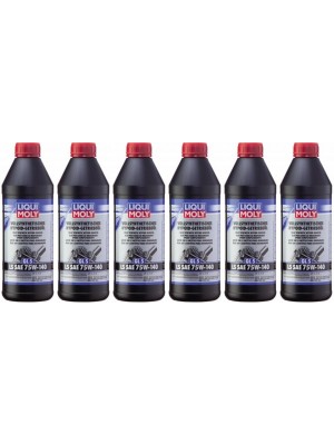 Liqui Moly 4421 Vollsynthetisches Hypoid-Getriebeöl GL5 LS 75W-140 6x1l=6 Liter