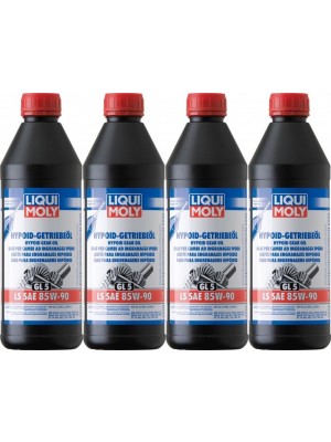 Liqui Moly 1410 Hypoid-Getriebeöl (GL 5) LS SAE 85W-90 4x 1l = 4 Liter