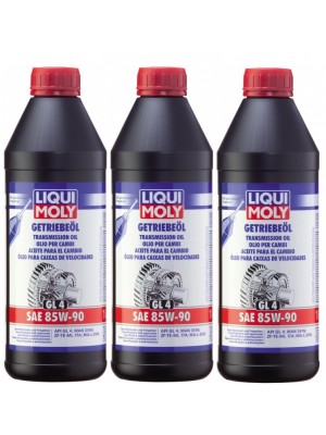 Liqui Moly 1030 Getriebeöl (GL4) SAE 85W-90 3x 1l = 3 Liter