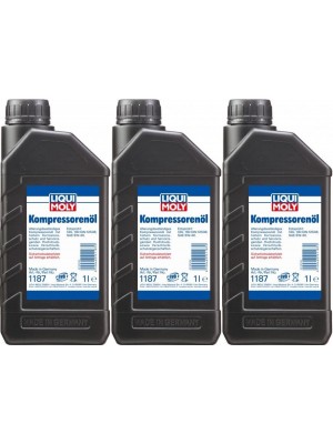 Liqui Moly 1187 Kompressorenöl 3x 1l = 3 Liter