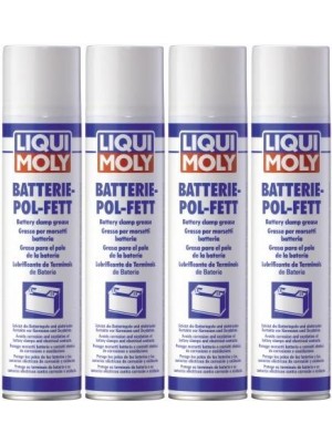 Liqui Moly 3141 Batterie-Pol-Fett Fett Spray 4x 300 Milliliter