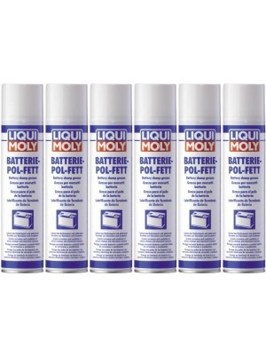 Liqui Moly 3141 Batterie-Pol-Fett Fett Spray 6x 300 Milliliter