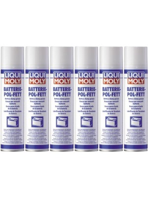 Liqui Moly 3141 Batterie-Pol-Fett Fett Spray 6x 300 Milliliter