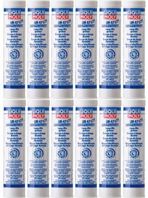 Liqui Moly 3520 LM 47 Langzeitfett + MoS2 Fett Kartusche 12x 400 Gramm
