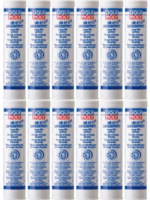 Liqui Moly 3520 LM 47 Langzeitfett + MoS2 Fett Kartusche 12x 400 Gramm