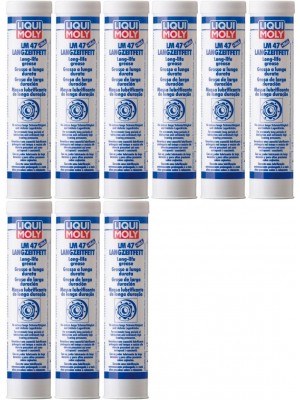 Liqui Moly 3520 LM 47 Langzeitfett + MoS2 Fett Kartusche 9x 400 Gramm