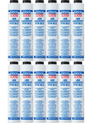 Liqui Moly 3348 LKW Langzeitfett KP2K -35 Lube Shuttle Fett 12x 400 Gramm