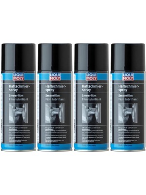 Liqui Moly 4084 Haftschmier Spray 4x 400 Milliliter