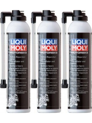 Liqui Moly 1579 Racing Motorrad Reifen-Reparatur-Spray 3x 300 Milliliter