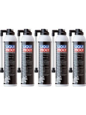 Liqui Moly 1579 Racing Motorrad Reifen-Reparatur-Spray 5x 300 Milliliter