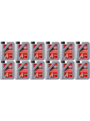 Liqui Moly 3063 Motorbike 2T Synth Offroad Race Motoröl 12x 1l = 12 Liter