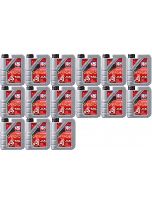 Liqui Moly 3063 Motorbike 2T Synth Offroad Race Motoröl 15x 1l = 15 Liter