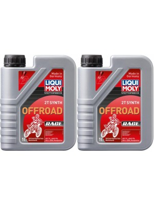 Liqui Moly 3063 Motorbike 2T Synth Offroad Race Motorrad Motoröl 2x 1l = 2 Liter