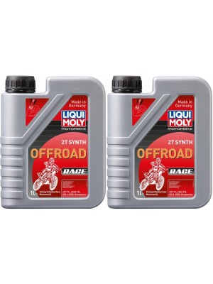 Liqui Moly 3063 Motorbike 2T Synth Offroad Race Motorrad Motoröl 2x 1l = 2 Liter