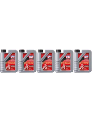 Liqui Moly 3063 Motorbike 2T Synth Offroad Race Motorrad Motoröl 5x 1l = 5 Liter