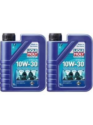 Liqui Moly 25022 Marine 4T Motor Oil 10W-30 2x 1l = 2 Liter