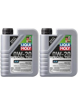 Liqui Moly 9701 Special Tec AA 0W-20 Motoröl Flasche 2x 1l = 2 Liter