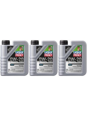 Liqui Moly 9701 Special Tec AA 0W-20 Motoröl Flasche 3x 1l = 3 Liter