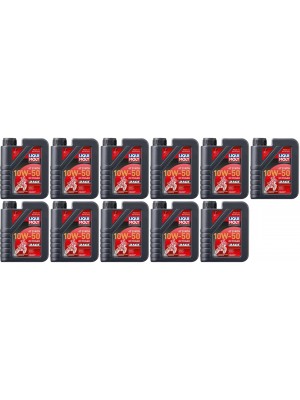 Liqui Moly 3051 Motorbike 4T Synth 10W-50 Offroad Race 11x 1l = 11 Liter