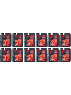Liqui Moly 3051 Motorbike 4T Synth 10W-50 Offroad Race 12x 1l = 12 Liter