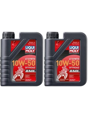 Liqui Moly 3051 Motorbike 4T Synth 10W-50 Offroad Race 2x 1l = 2 Liter