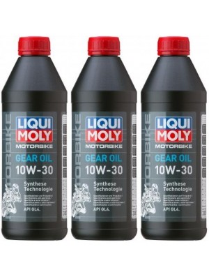 Liqui Moly 3087 Motorbike 10W-30 Motorrad Getriebeöl 3x 1l = 3 Liter