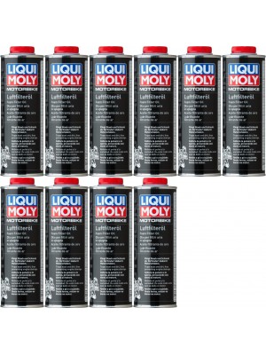 Liqui Moly 3096 Motorrad Luft-Filter-Öl 10x 1l = 10 Liter