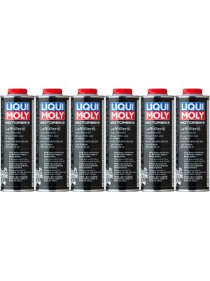 Liqui Moly 3096 Motorrad Luft-Filter-Öl 6x 1l = 6 Liter