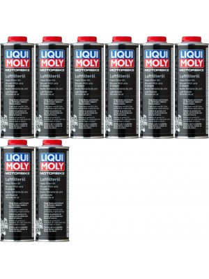 Liqui Moly 3096 Motorrad Luft-Filter-Öl 8x 1l = 8 Liter