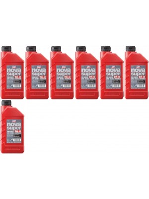 Liqui Moly 7350 Nova Super 10W-40 Motoröl Flasche 7x 1l = 7 Liter