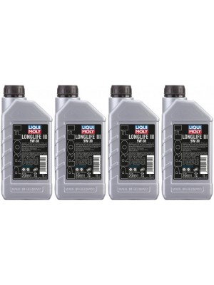 Liqui Moly 20651 Profi Longlife III 5W-30 Motoröl 4x 1l = 4 Liter