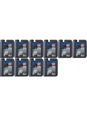 Liqui Moly 3044 Motorbike 4T 10W-40 Basic Street Motoröl 10x 1l = 10 Liter