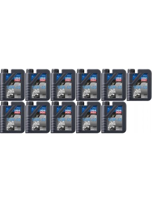 Liqui Moly 3044 Motorbike 4T 10W-40 Basic Street Motoröl 11x 1l = 11 Liter