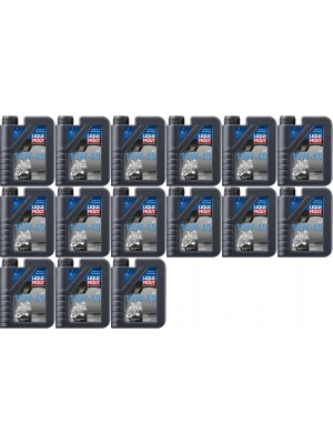 Liqui Moly 3044 Motorbike 4T 10W-40 Basic Street Motoröl 15x 1l = 15 Liter