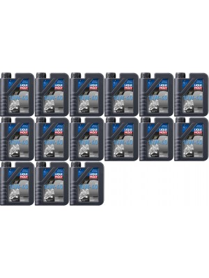 Liqui Moly 3044 Motorbike 4T 10W-40 Basic Street Motoröl 15x 1l = 15 Liter