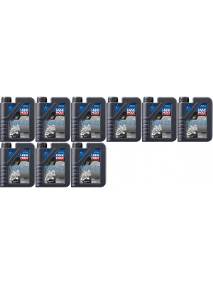 Liqui Moly 3044 Motorbike 4T 10W-40 Basic Street Motorrad Motoröl 9x 1l=9 Liter