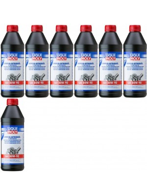 Liqui Moly 4406 Hypoid-Getriebeöl (GL5) SAE 80W-90 Flasche 7x 1l = 7 Liter