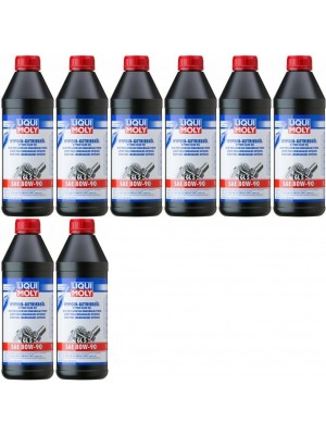 Liqui Moly 4406 Hypoid-Getriebeöl (GL5) SAE 80W-90 Flasche 8x 1l = 8 Liter