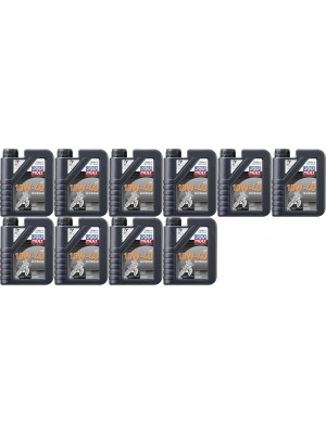 Liqui Moly 3055 Motorbike 4T 10W-40 Offroad Motoröl 10x 1l = 10 Liter