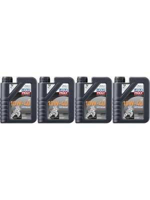 Liqui Moly 3055 Motorbike 4T 10W-40 Offroad Motoröl 4x 1l = 4 Liter