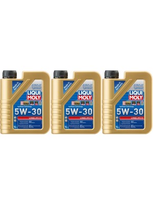 Liqui Moly 20646 5W-30 Longlife III Motoröl 3x 1l = 3 Liter