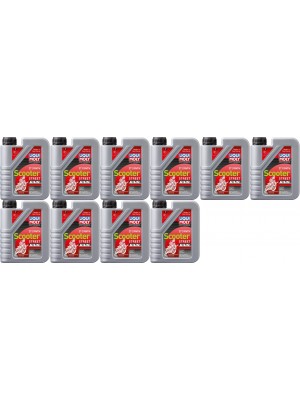 Liqui Moly 1053 Motorbike 2T Synth Scooter Street Race 10x 1l = 10 Liter