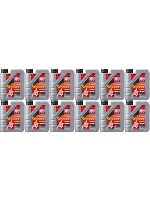 Liqui Moly 1053 Motorbike 2T Synth Scooter Street Race 12x 1l = 12 Liter