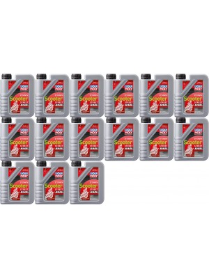 Liqui Moly 1053 Motorbike 2T Synth Scooter Street Race 15x 1l = 15 Liter