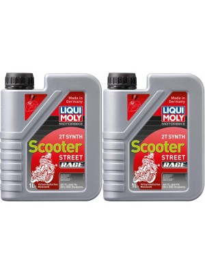 Liqui Moly 1053 Motorbike 2T Synth Scooter Street Race 2x 1l = 2 Liter