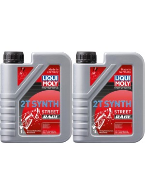 Liqui Moly 1505 Motorbike 2T Synth Street Race Motoröl 2x 1l = 2 Liter