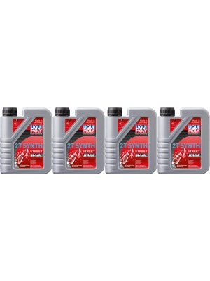 Liqui Moly 1505 Motorbike 2T Synth Street Race Motoröl 4x 1l = 4 Liter